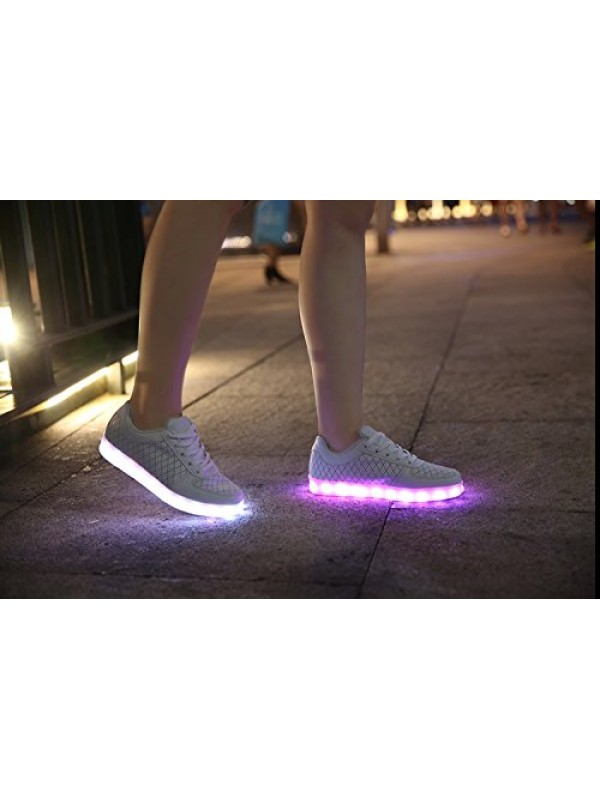 8 Colors LED Men and Women chargeable Light up shoes